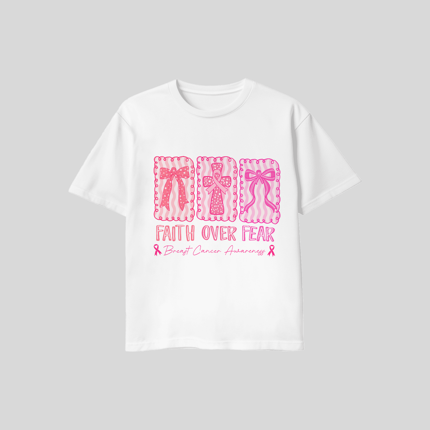 Pink October Fath Over Fear T-Shirt