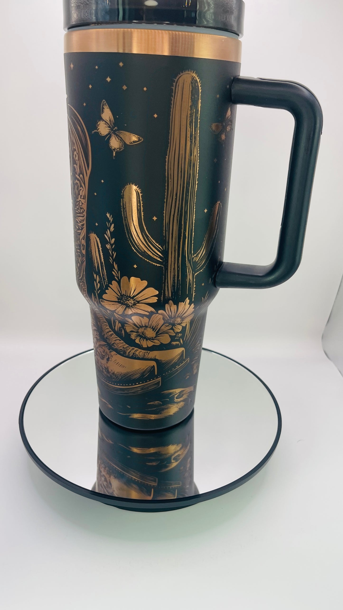 Bronze Cowgirl Tumbler - 40 oz