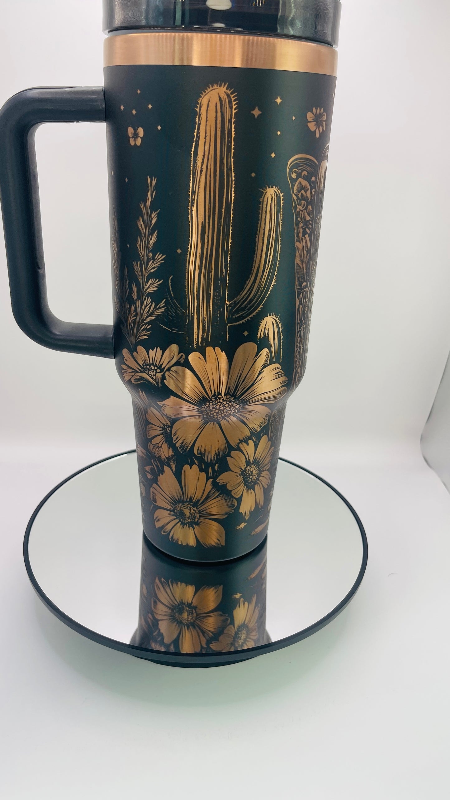Bronze Cowgirl Tumbler - 40 oz