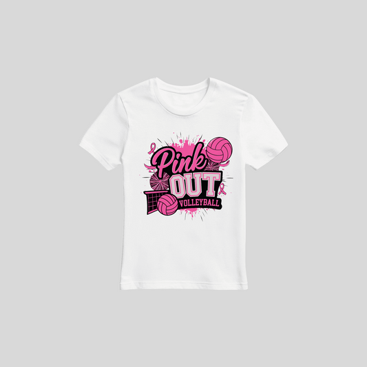 Breast Cancer Awareness - Volleyball Theme