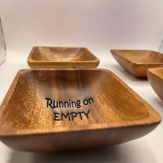 Custom Laser Envgraved Appetizer Bowls