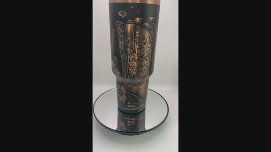Bronze Cowgirl Tumbler - 40 oz